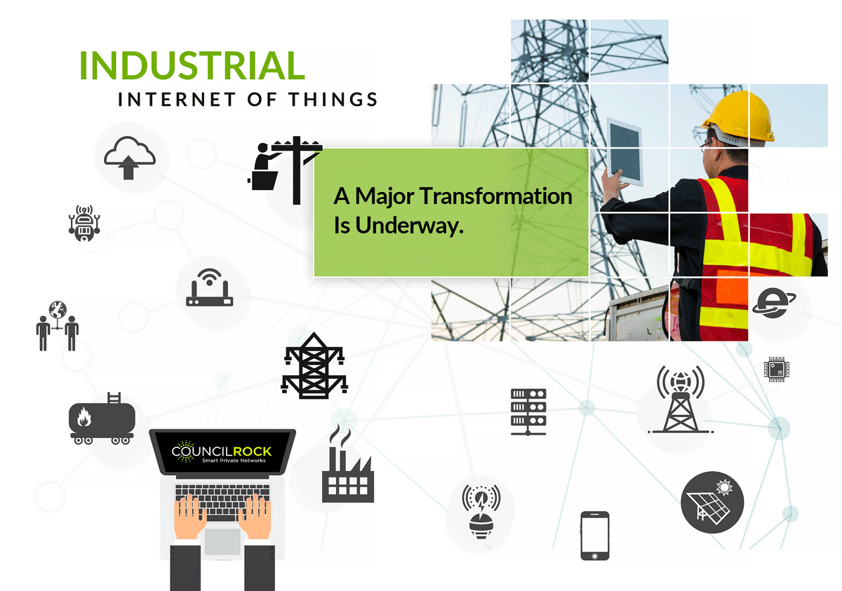 Illustration of A major transformation of the Industrial Internet of Things is underway